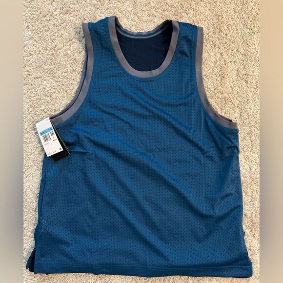 NIKE SB Basketball Jersey Top Unisex Adult Blue Gray Reversible Mesh - Picture 11 of 14